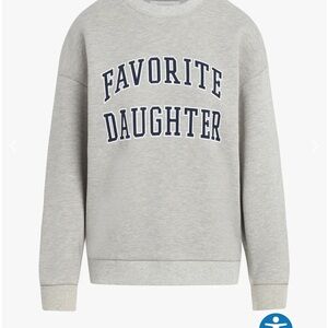 Favorite Daughter Gray 'Favorite Daughter' Graphic Crewneck Sweatshirt